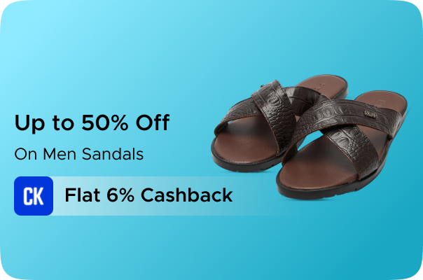 The Bear House: Upto 50% Off on Men Sandals + Flat 6% CashKaro Cashback
